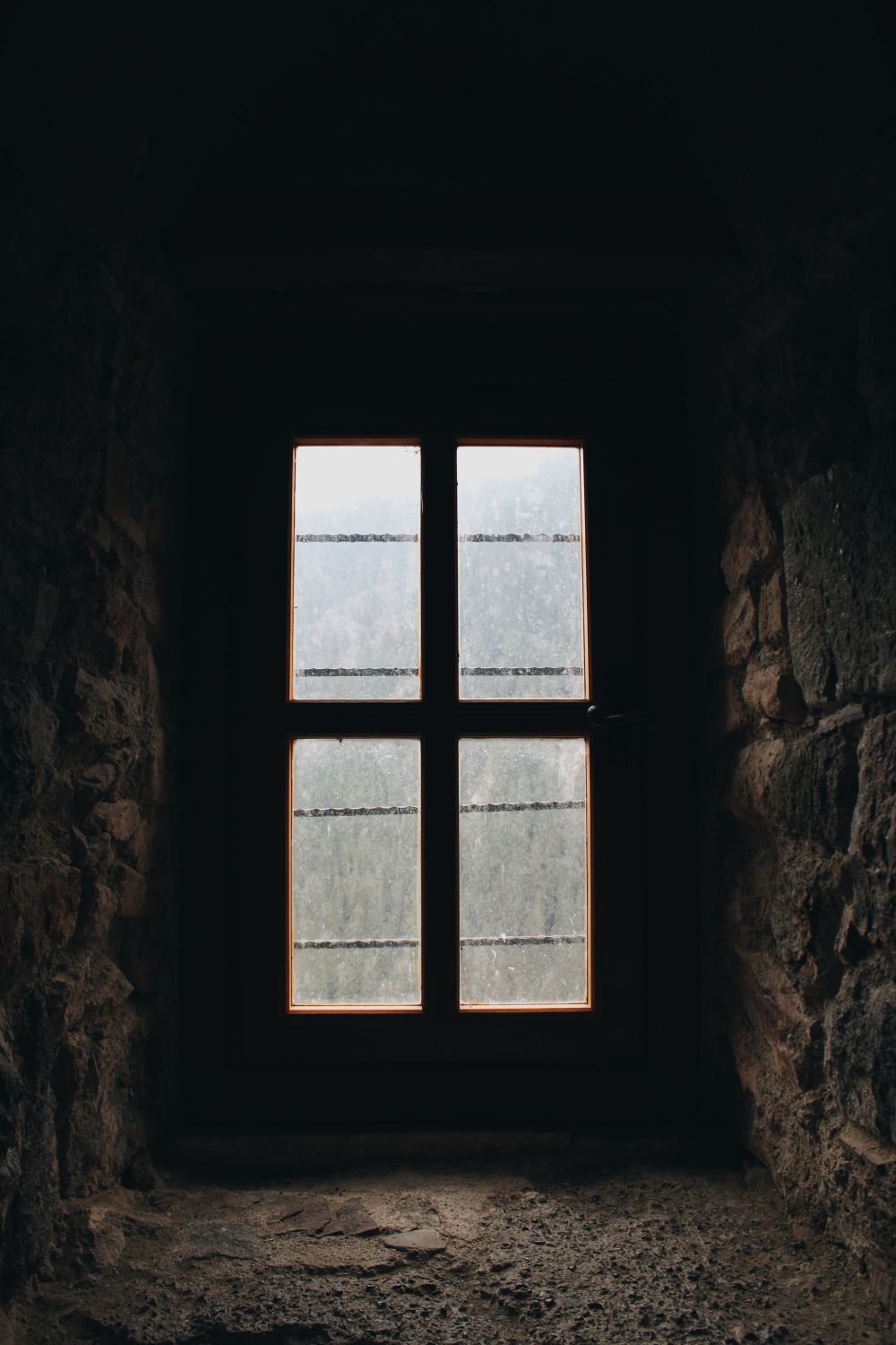 A window facing south
